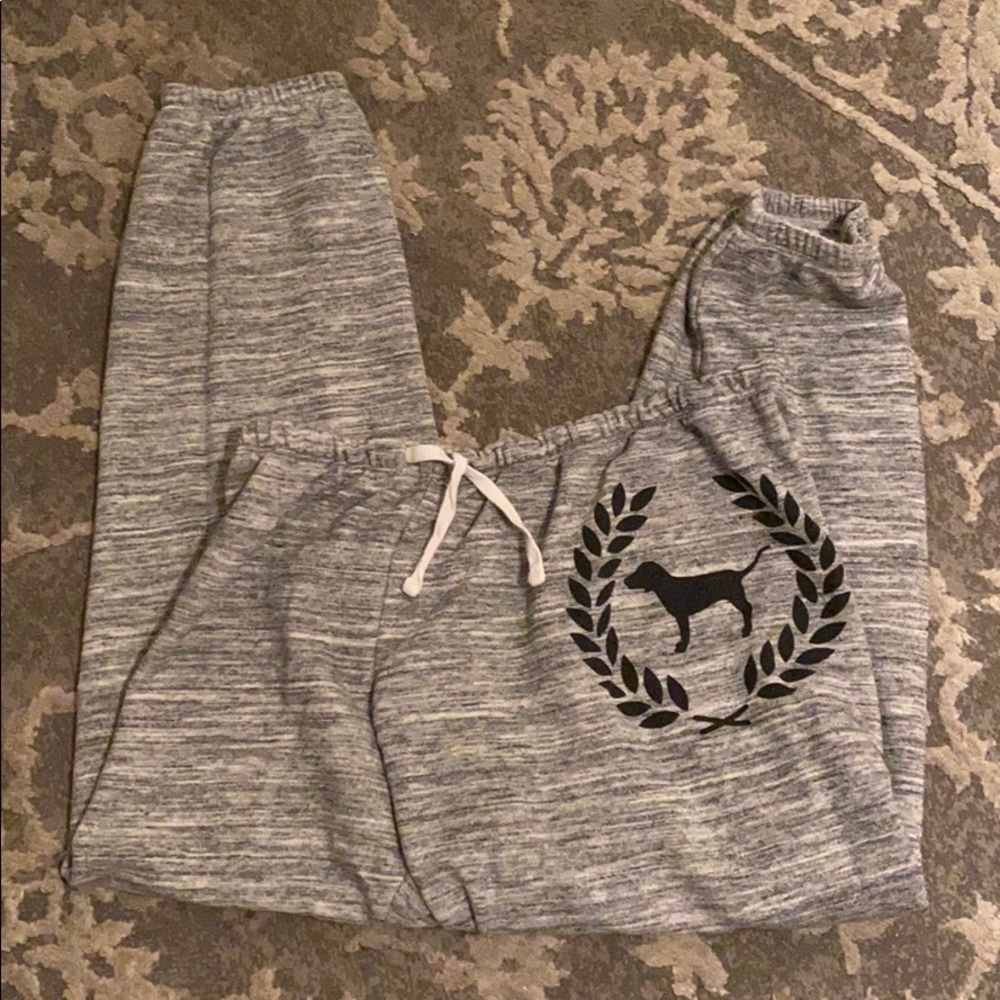 Pink sweat pants